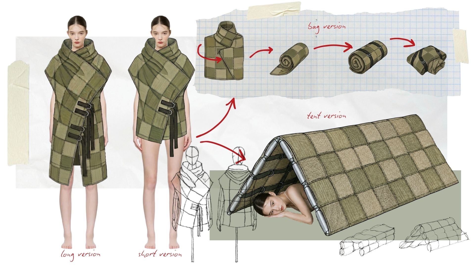 Modular Vest — multiple usage scenarios